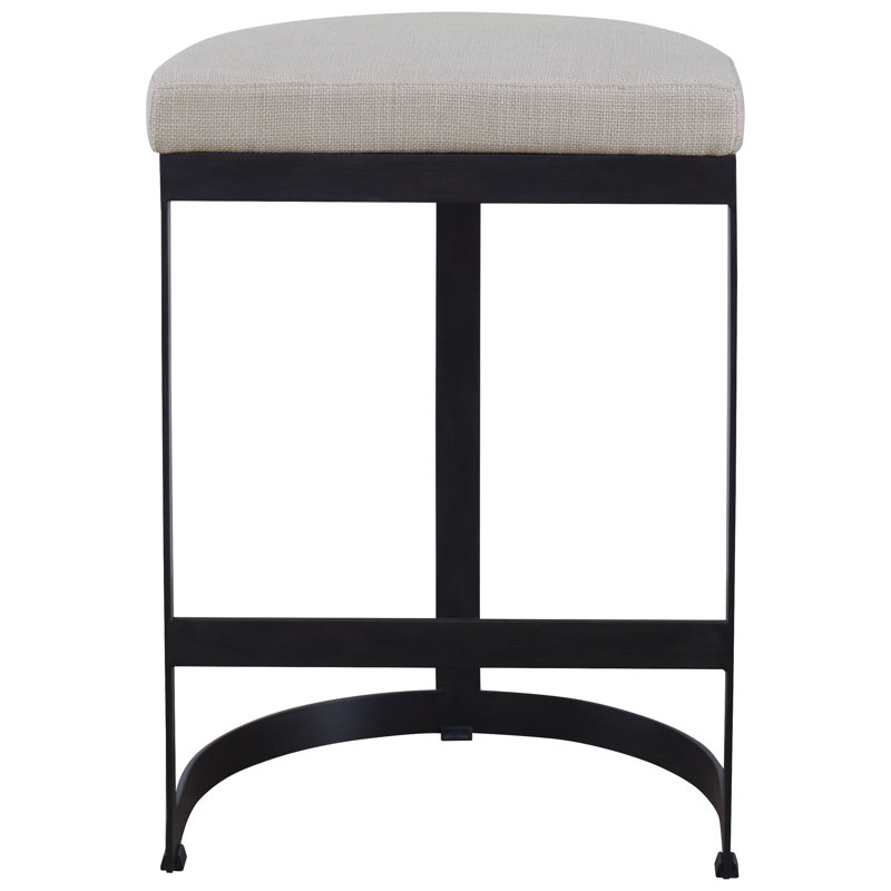 Uttermost Ivanna Modern Counter Stool, Black