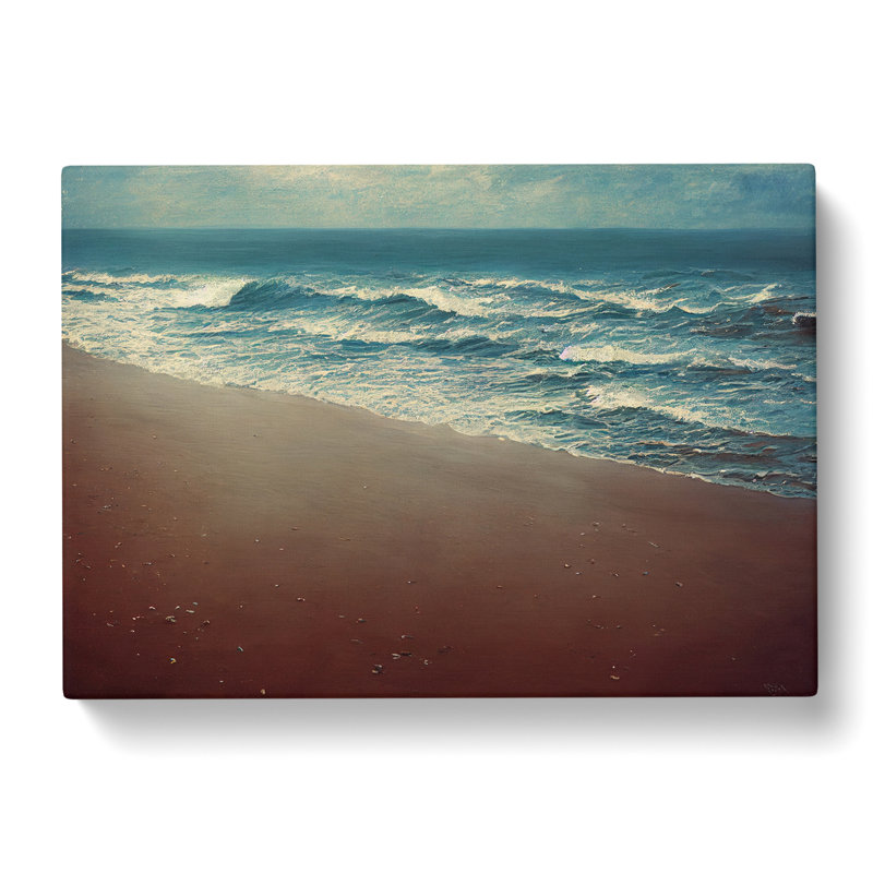 Beach - Wrapped Canvas, 35cm H x 50cm W x 3cm D