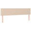 Lit sommier tapissier Vidaxl blanc et cappuccino-691176504