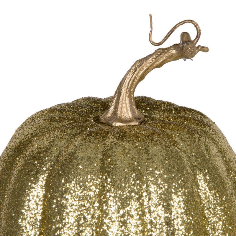 Ensemble de citrouilles scintillantes 8 po, Or