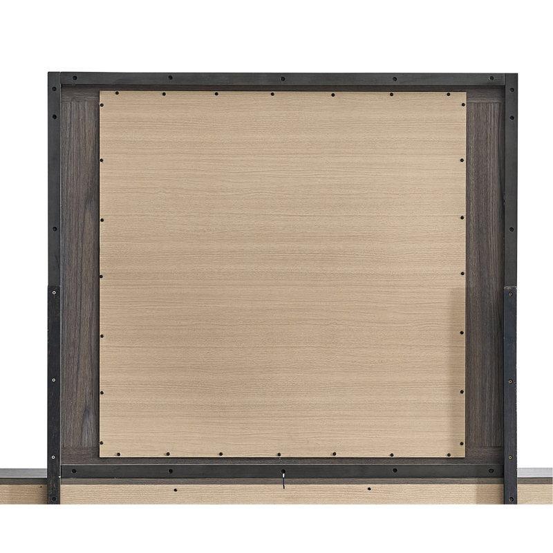 Aberdeen G02500-M Mirror , Gray/Oak