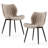 Upholstered Dining Chairs Faux Leather Side Chair with Metal Frame-266236630