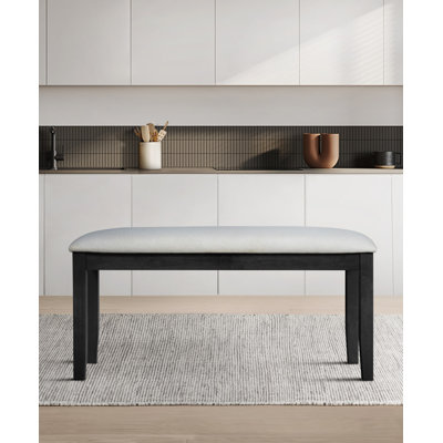 Shawn Polyester Upholstered Bench