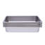 Paquet de 6 poêlons de table à vapeur en acier inoxydable 20,9 po x 13 po x 4 po