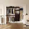 John Louis Home Solid Wood Reach-In Simplicity Closet System with 4-Drawers
