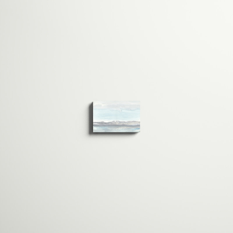 «Gray Horizon» par Rob Delamater, reproduction d'art sur toile tendue, H 8 po x l 12 po