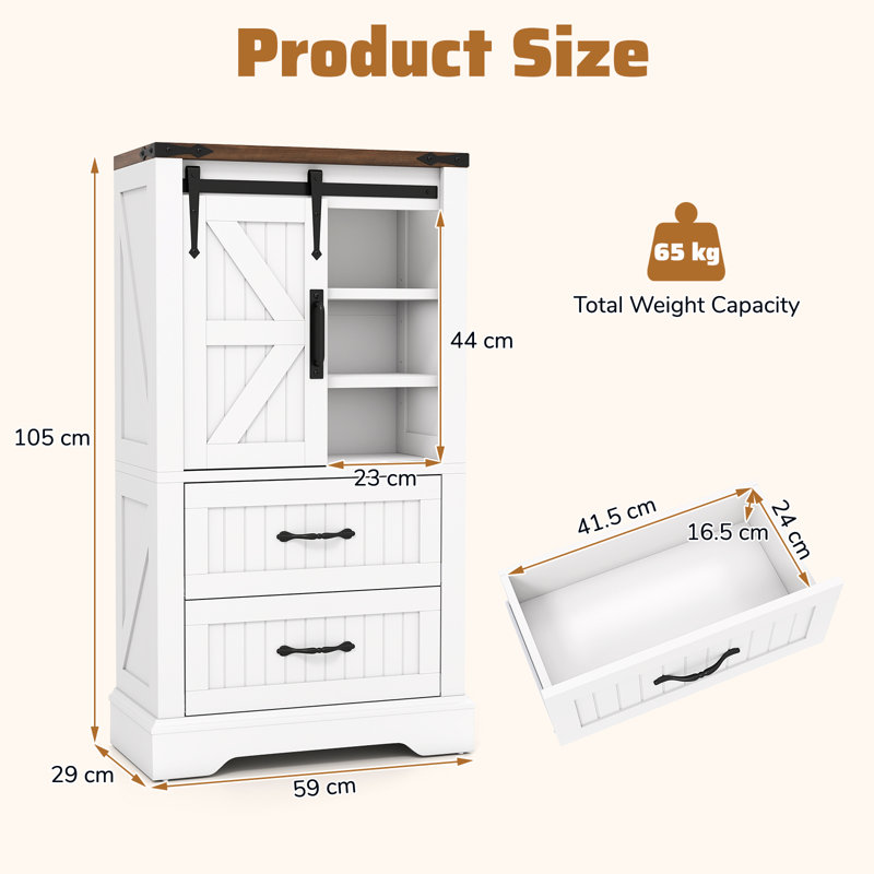 MDF Freestanding Bathroom Cabinet