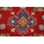 Tapis rouge à motif oriental Kazak