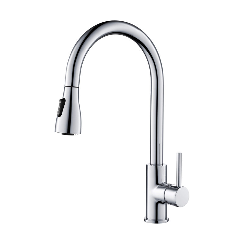 KIBI Pull Down Kitchen Faucet, Chrome
