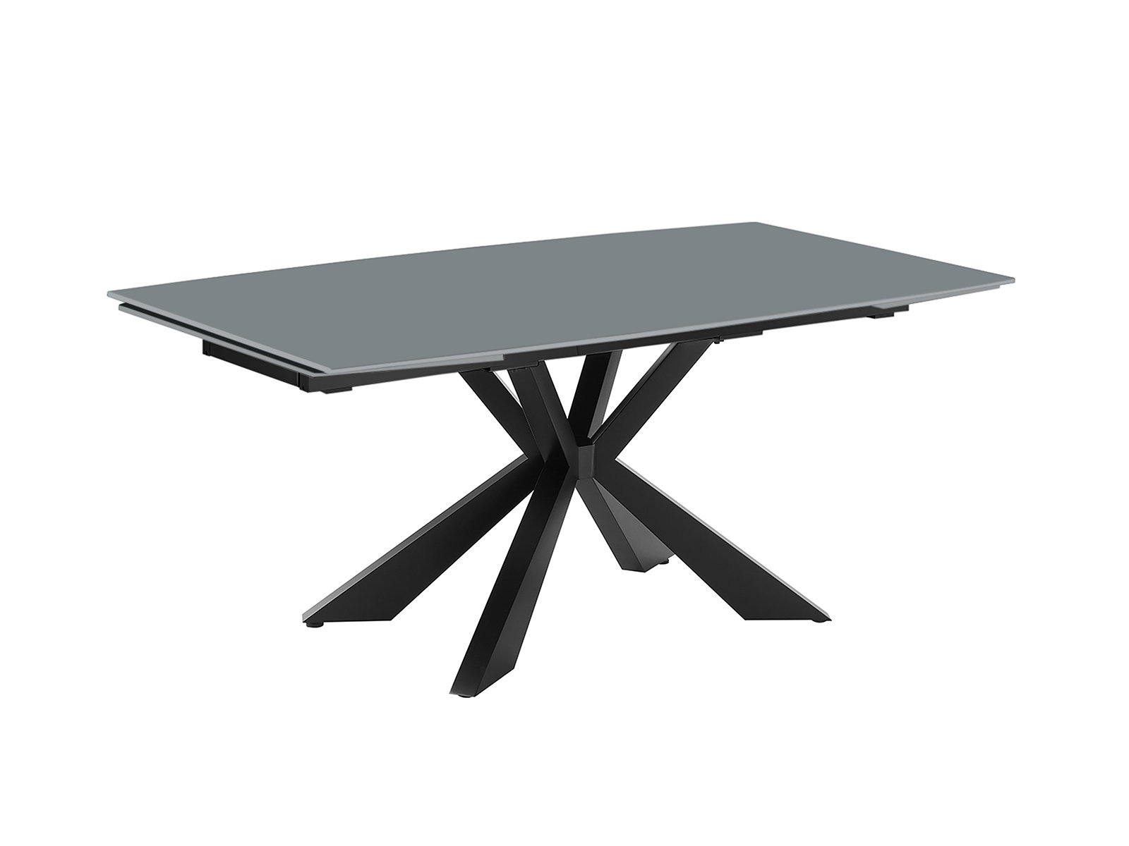 Corrigan Studio® Icon Motorized Dining Table With Base And Gray Top ...