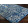 Tapis oriental en polypropylène bleu marine Hillsby