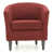 Mélange de polyester rouge baie