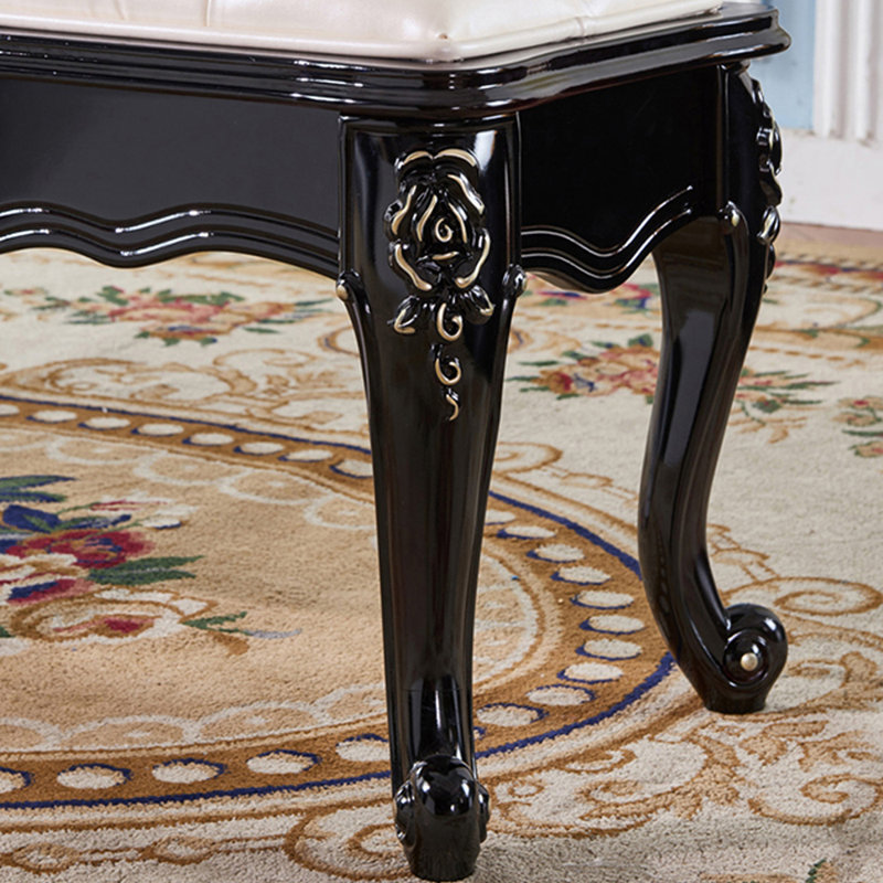 Banc de rangement en bois massif European European