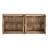 74" Brown Solid Wood 4-Door Media Credenza_Sideboard