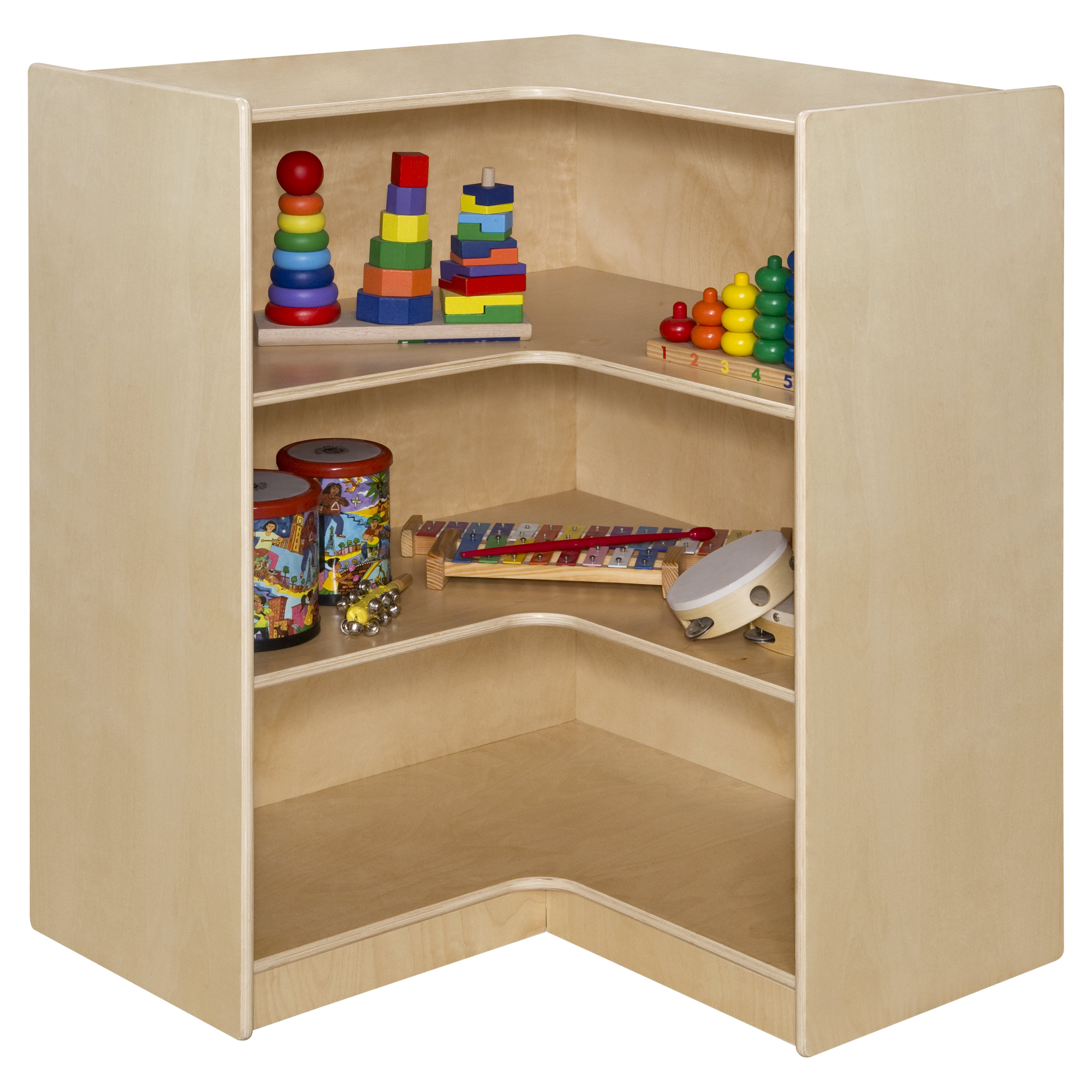 Wood Designs Corner Shelving Unit Wayfair