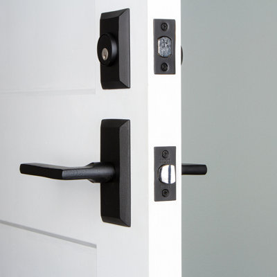 Complete Dirk Entry Lever Set with Single Cylinder Deadbolt