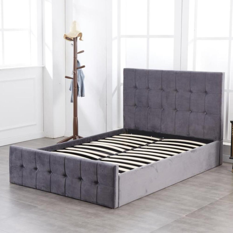 Adyn Upholstered Ottoman Storage Bed, Small Double (4')