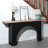 Console Table with Black Arch Base