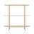 Curved Metal 3-Tier Shelf Blush