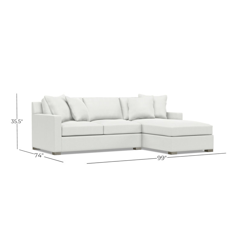 Kelsey Fabric 2 Pc Sectional, 5555-000