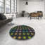 Tapis jaune/noir/vert à motifs Glenarm-1337350405