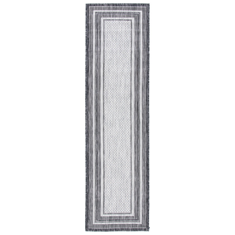 Tapis gris clair / noir Hance