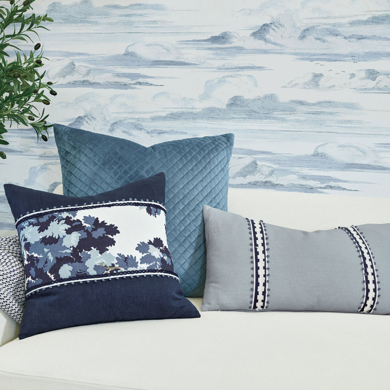 Beatrice Linen Lumbar Pillow Cover & Insert