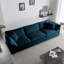 Canapé 3 places Mid-Century moderne avec 2 accoudoirs et 3 coussins décoratifs-1887428156