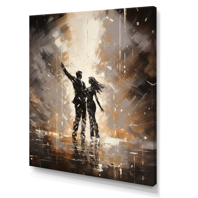 «Disco Dazzle Dancer Complicity I», reproduction sur toile, H 40 po x l 30 po x P 1,5 po, Toile tendue