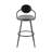 Elegant Swivel Bar Stool with Wood Back-1410301330-1410301328