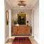 Arch Iron Framed Wall Mirror