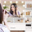 Ensemble de coiffeuse avec tabouret et miroir Dannyell-907347834