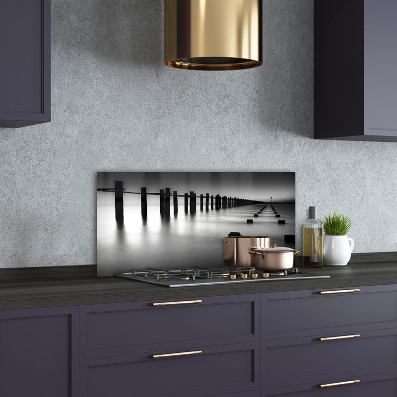 Kallaroo 50cm W x 100cm L Glass Peel and Stick Panel