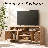 Elegant Curved TV Stand With Hidden Storage, Modern TV Console Media Console For Tvs Up To 65"-1702811391