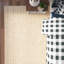 Tapis taupe en laine crocheté à la main-2111754815