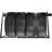Heavy Duty Adjustable Garage Wall Multi-Tire Rack Storage, Black