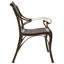 Banc de jardin pour l'extérieur en aluminium coulé-471428792