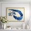 Horizontal Indigo Seagrass 2 Framed Print