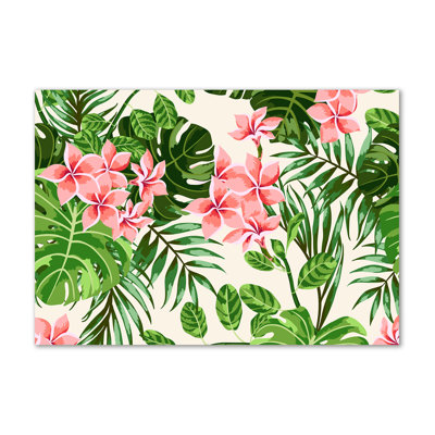 Floral Pattern - No Frame Print on Canvas