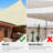 Patio 10' x 13' Rectangle Shade Sail-70376629