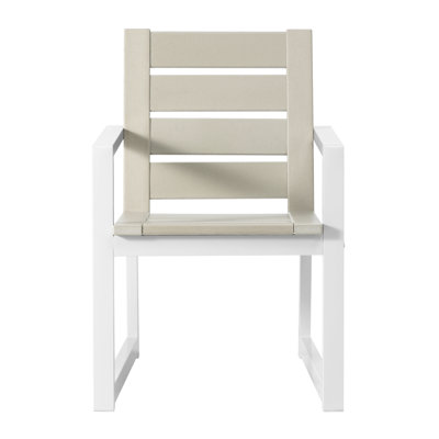 Chaise avec accoudoirs pour l'extérieur