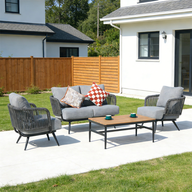 Ensemble de mobilier d'extérieur 4 pièces 4 pièces