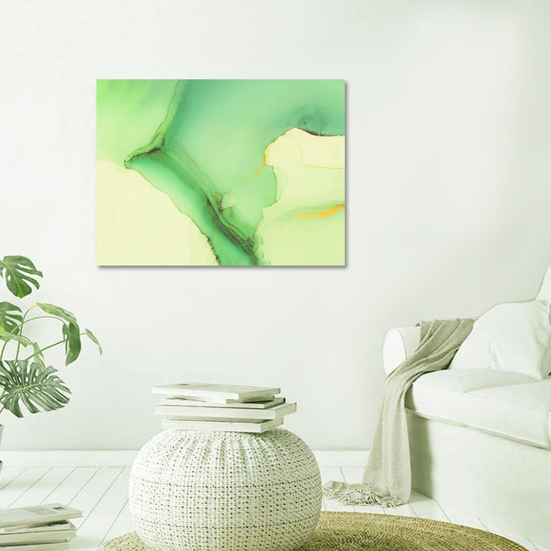 Emerald Moss Print, Plastic/Acrylic, 16" H x 20" W
