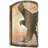 Rustic Lodge Flush Mounted Sconce