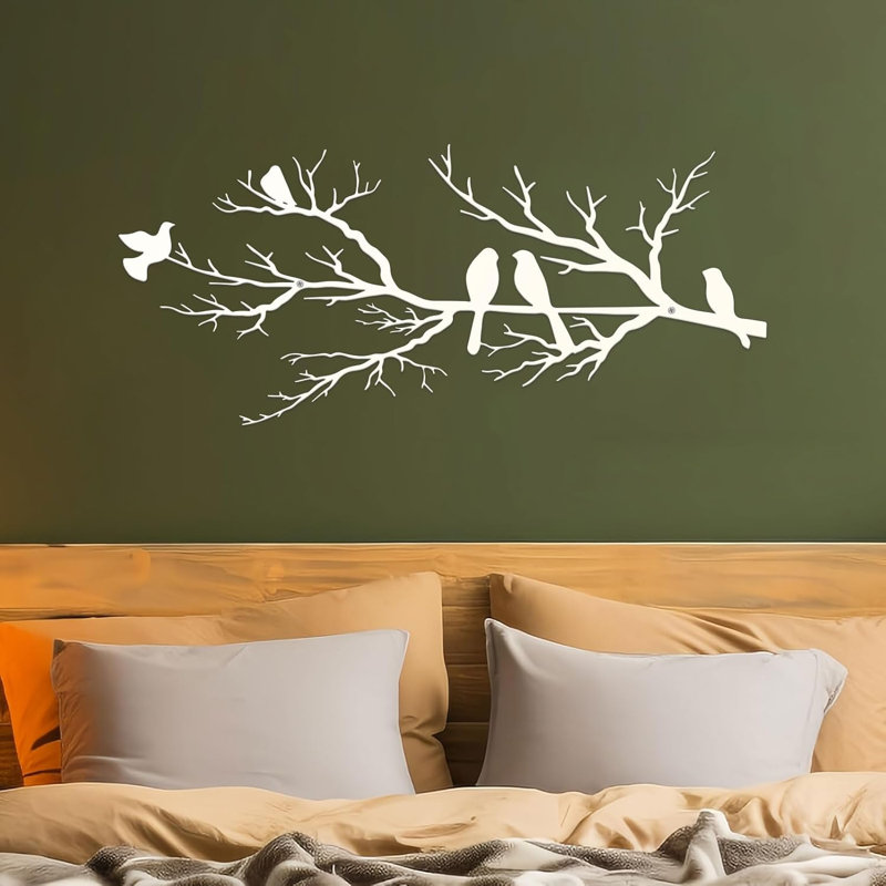 Metal Wall Decor, White