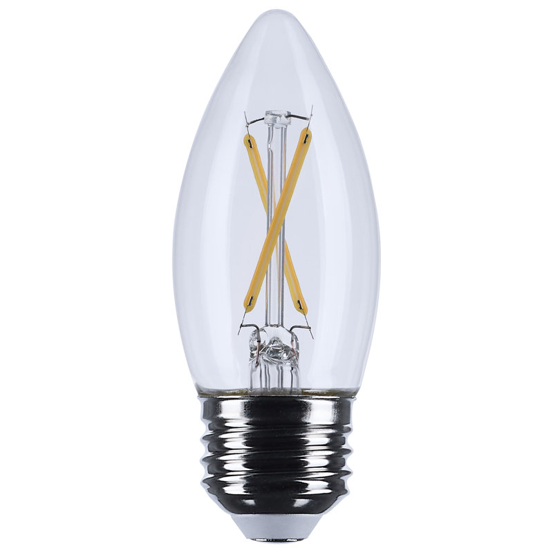  B11 DEL à culot moyen transparent CCT 120 volts, 3000 Kelvins, 250 lumens, 3 W