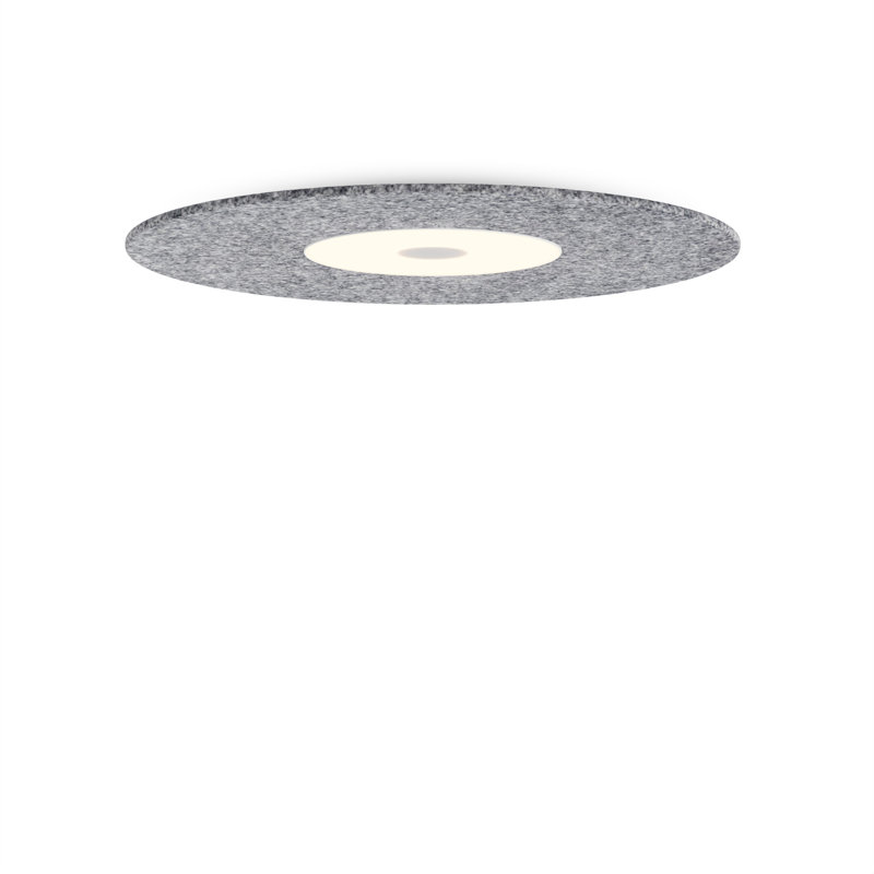 Yurei 1 - Light LED Pendant, Matte White, Dark Gray