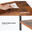 Table de bout avec pieds réglables et tablettes de rangement-17725124-31089428