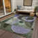 Machine Washable Indoor/Outdoor Segin ACN1117 Olive Rug