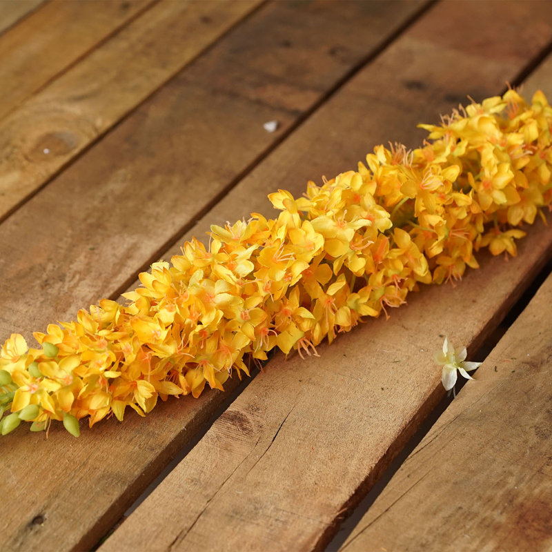 Tige de singe artificielle, Jaune / vert, H 48 po x l 3,5 po x P 3,5 po
